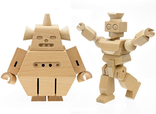 wooden block bots