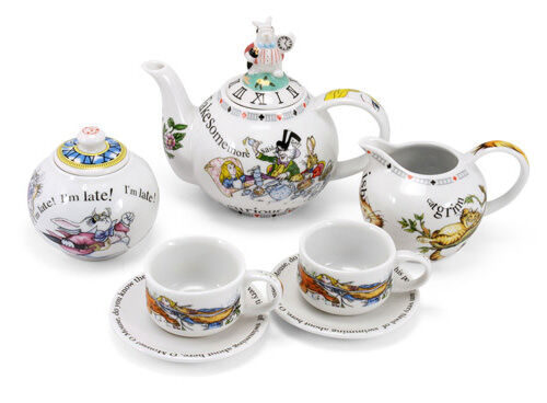 disney parks alice in wonderland tea set