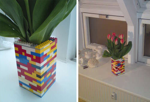 Make a LEGO vase Make a LEGO vase
