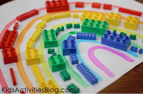 LEGO rainbow LEGO rainbow