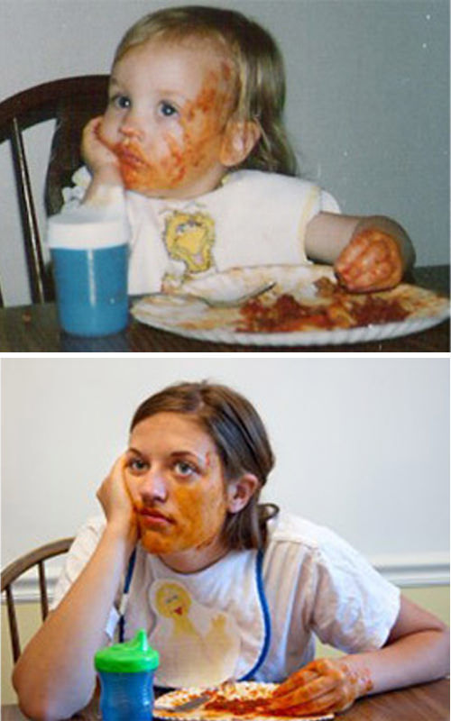 Recreating family photos Recreating family photos