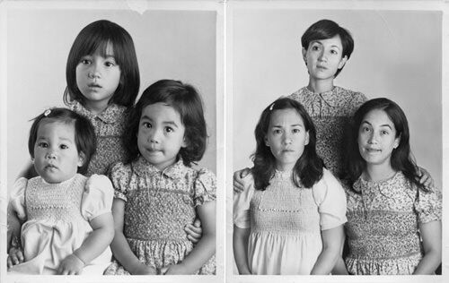 Re-create family photos, then and now Re-create family photos, then and now