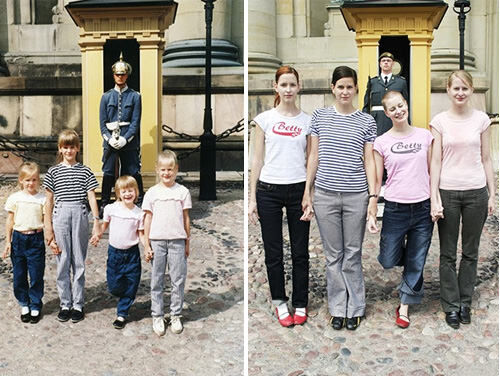 Re-creating family photos: then and now Re-creating family photos: then and now