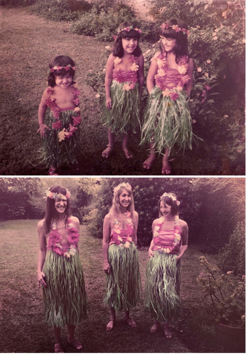 Re-creating family photos: then and now Re-creating family photos: then and now