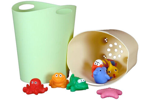 plastic bath toy storage