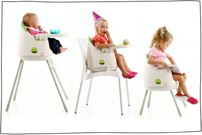 Convertible high chair: from small to big