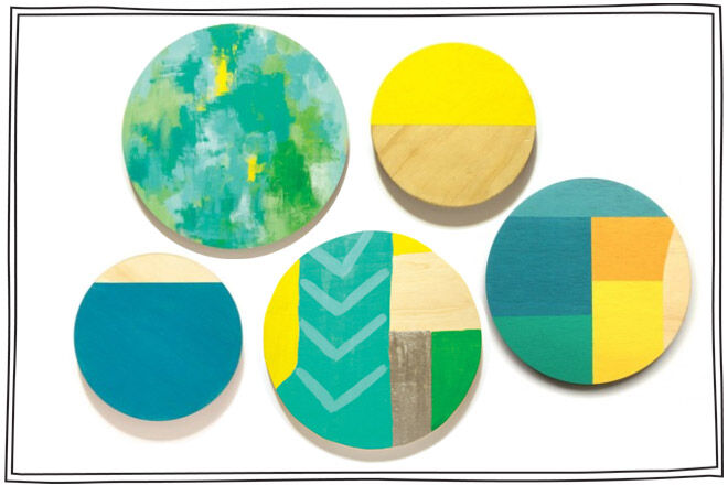 Printspace Wooden Colour Wheels Nursery Art Ideas