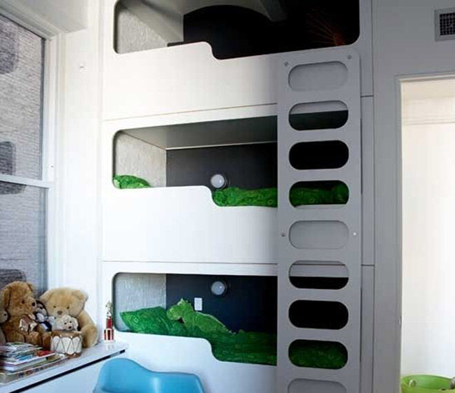bunk beds for three kids