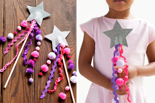 homemade fairy wands