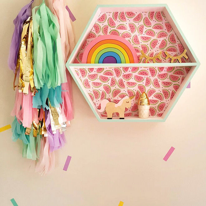 pastel wooden rainbow kmart