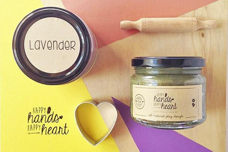 Happy Hand Happy Heart natural play dough