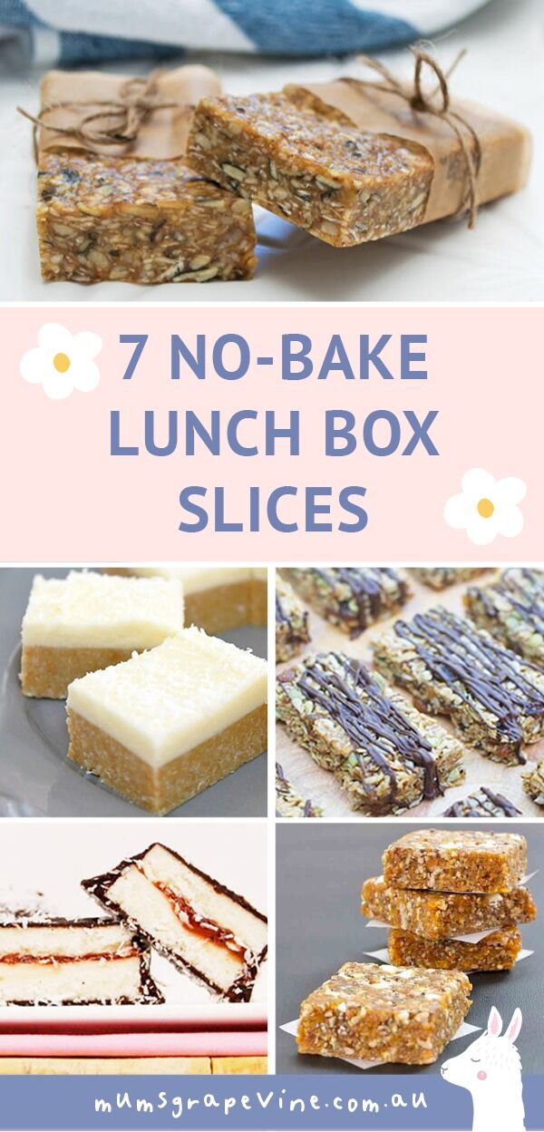 7 yummy no bake slices for the lunch box | Mum's Grapevine