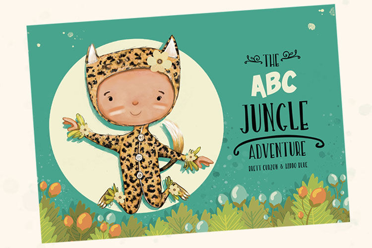 Hippo Blue personalised ABC book