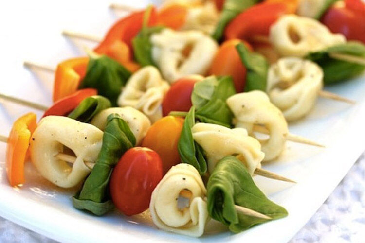 Pasta kababs