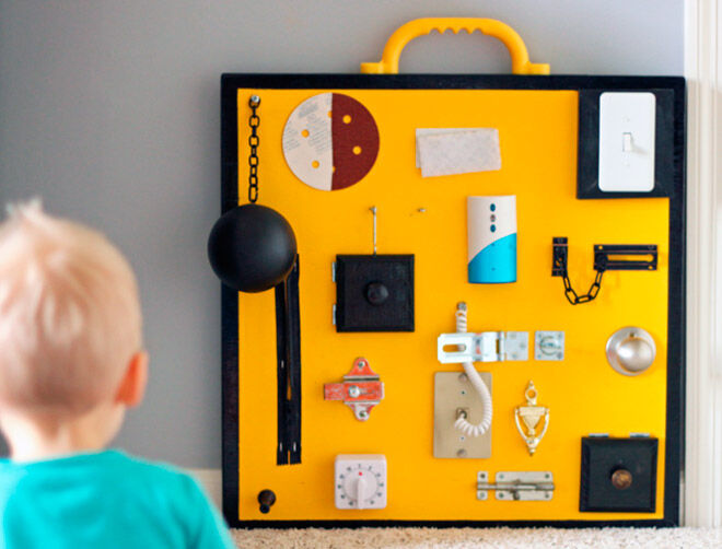 sensory board for 2 year old