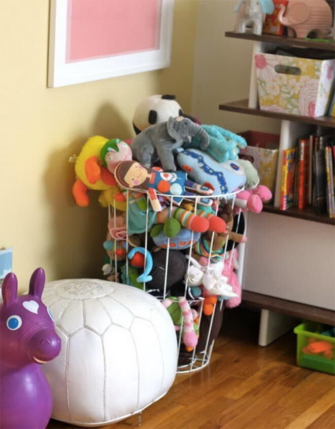 storing baby toys