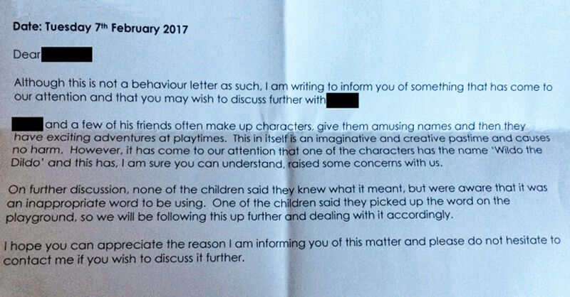 The funniest school letter ever!