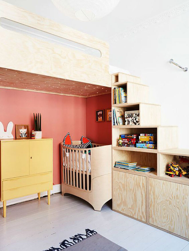 plywood kids bed