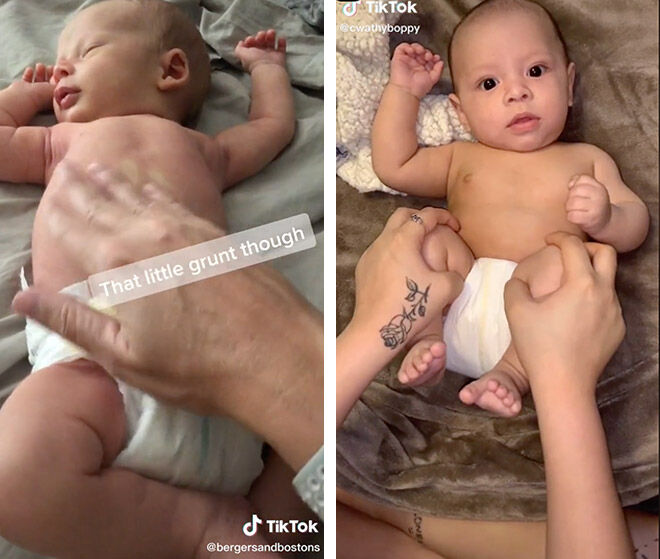 infant struggling to pass gas