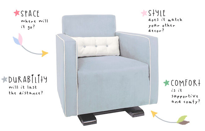 nursery chair bed