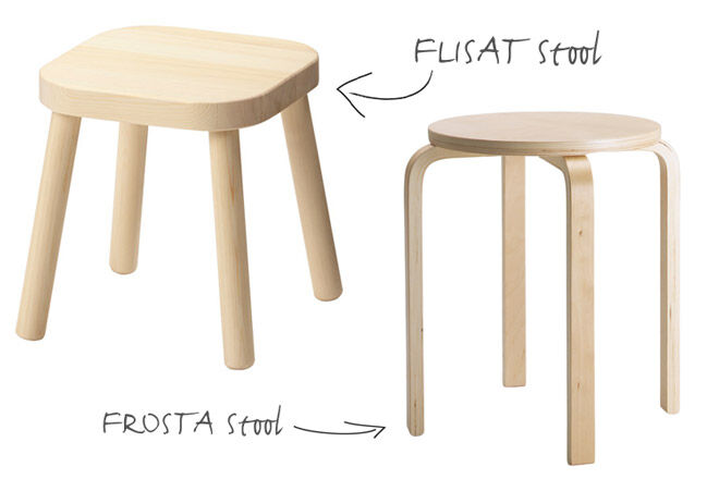 Easy IKEA stool hacks and makeovers for 
