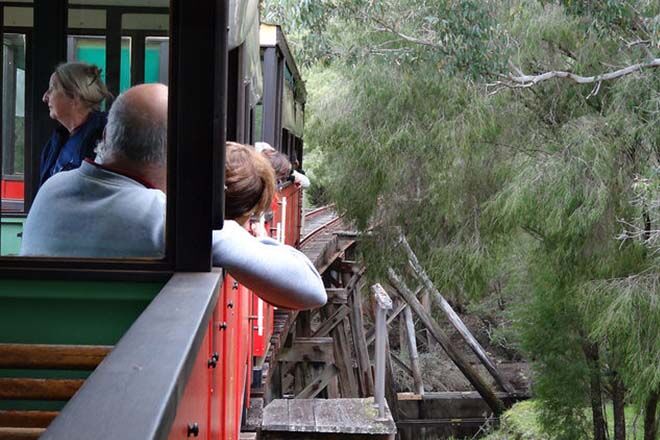 where to ride a train in WA Pemberton Tramway