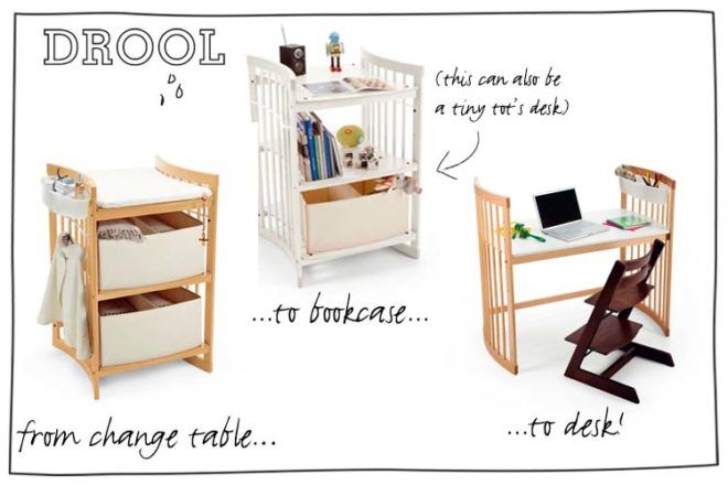 double changing table