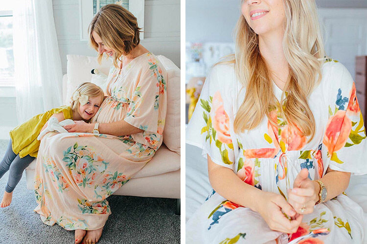8 stylish maternity hospital gowns for delivery Mum's Grapevine