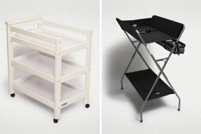 best folding changing table for baby