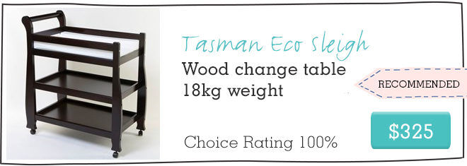 tasman eco sleigh change table