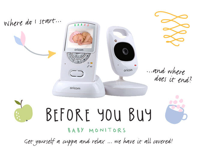 oricom baby monitor with sensor pads