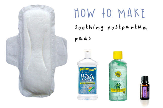 How To Make A Homemade Postpartum Padsicle Mum S Grapevine