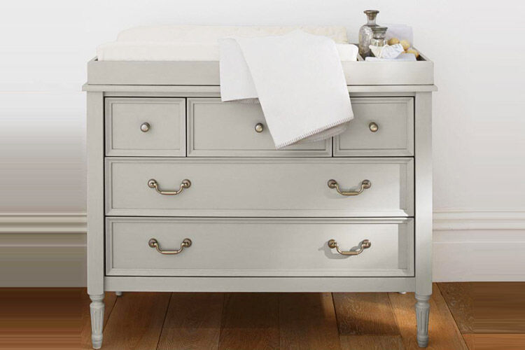 pottery barn changing table topper only