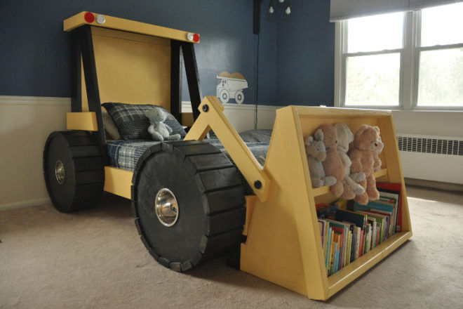 tractor bed for your little digger 