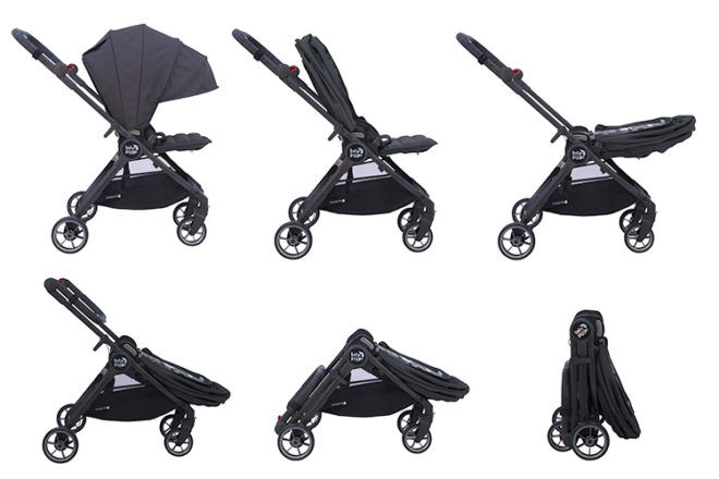 baby jogger city tour lux folded dimensions