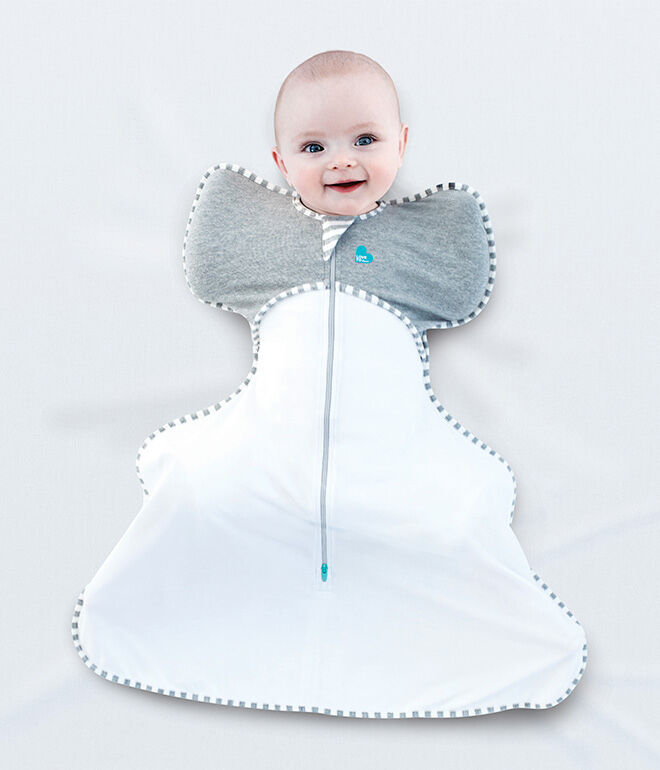 Love to Dream swaddle for babies with hip dysplasia