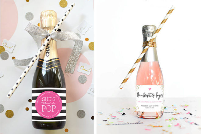 modern baby shower favors