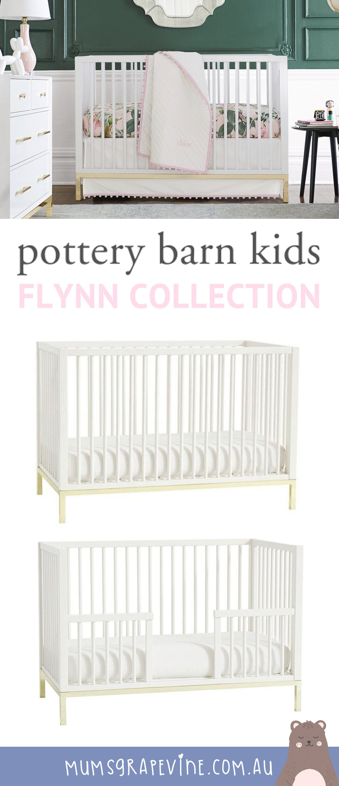Gold Class The Stunning New Flynn Cot From Pottery Barn Kids