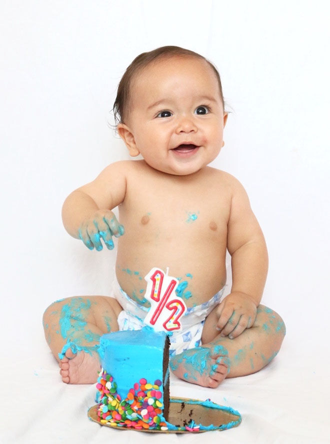 6 Cute Ways To Celebrate Baby S Half Birthday Mum S Grapevine