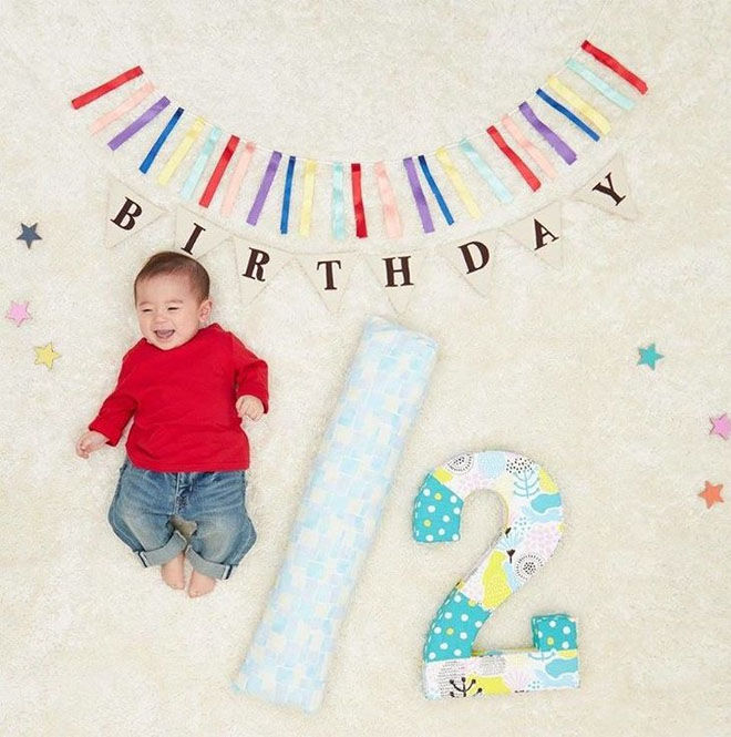 6 month birthday photoshoot