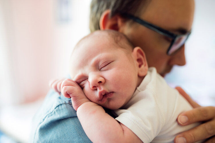 newborn baby blocked nose