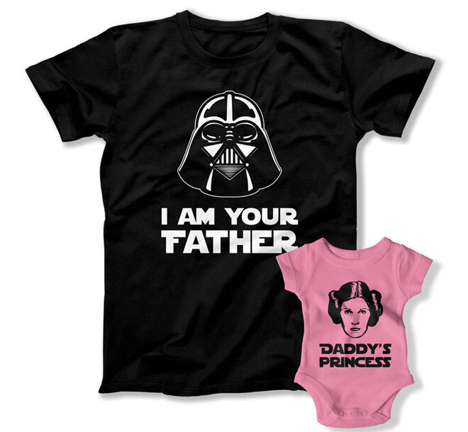star wars dad and baby shirts