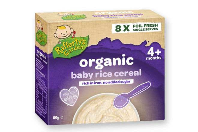 organic infant rice cereal