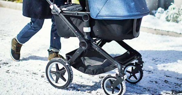lightweight stroller with rubber wheels