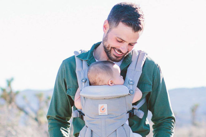 4 ways babywearing is good for dad and 