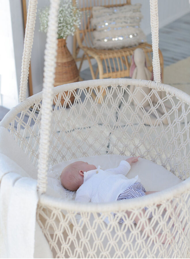 hanging bassinet safety