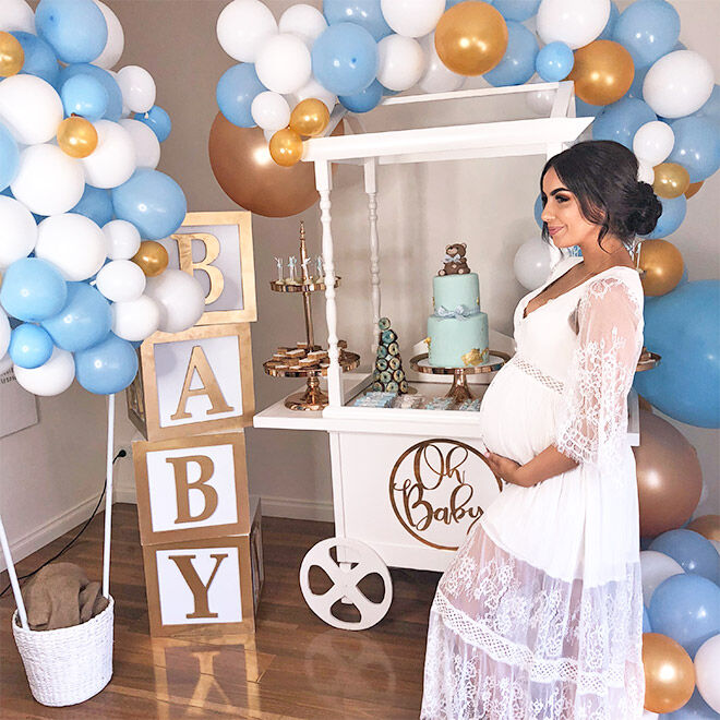 Yasmina's bubbly-themed baby shower | Mum's Grapevine