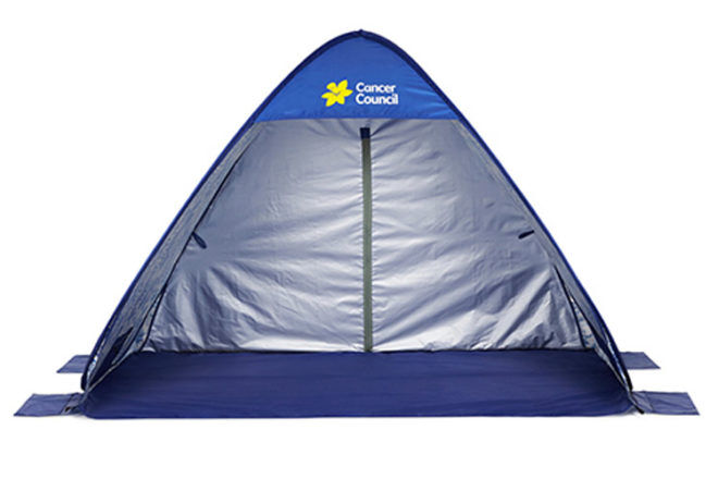 Cancer Council Beach tent