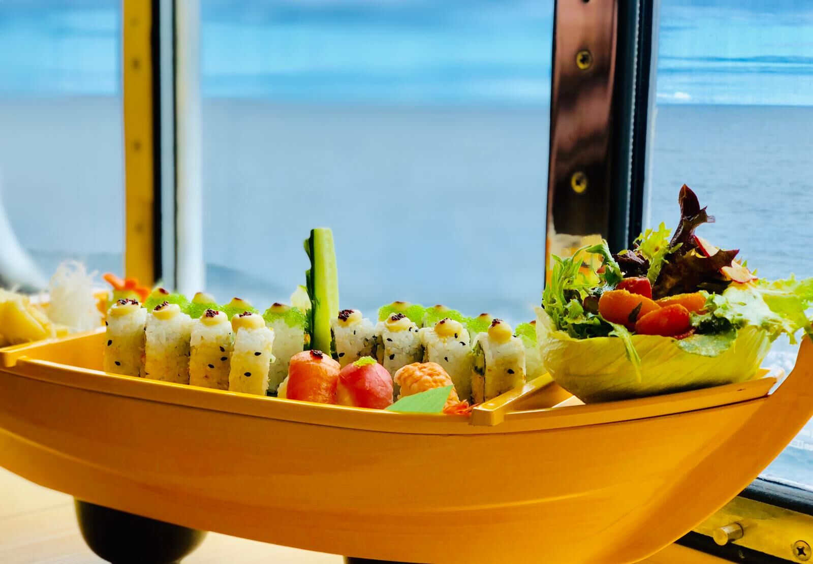 sushi boat on carnival cruise