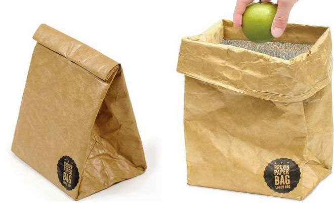 insulated paper lunch bag